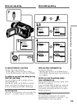 Предварительный просмотр 73 страницы Sony Handycam DCR-TRV240E Operating Instructions Manual