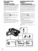 Предварительный просмотр 74 страницы Sony Handycam DCR-TRV240E Operating Instructions Manual