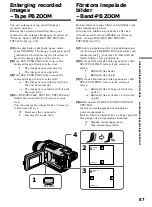 Предварительный просмотр 87 страницы Sony Handycam DCR-TRV240E Operating Instructions Manual