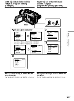 Предварительный просмотр 107 страницы Sony Handycam DCR-TRV240E Operating Instructions Manual