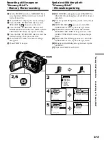 Предварительный просмотр 173 страницы Sony Handycam DCR-TRV240E Operating Instructions Manual