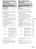 Предварительный просмотр 181 страницы Sony Handycam DCR-TRV240E Operating Instructions Manual