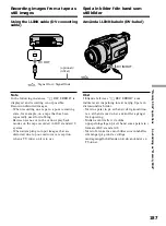 Предварительный просмотр 187 страницы Sony Handycam DCR-TRV240E Operating Instructions Manual