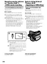 Предварительный просмотр 190 страницы Sony Handycam DCR-TRV240E Operating Instructions Manual