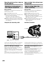 Предварительный просмотр 194 страницы Sony Handycam DCR-TRV240E Operating Instructions Manual