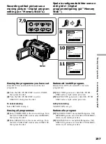 Предварительный просмотр 197 страницы Sony Handycam DCR-TRV240E Operating Instructions Manual