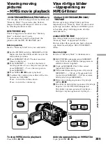 Предварительный просмотр 205 страницы Sony Handycam DCR-TRV240E Operating Instructions Manual