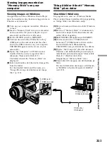 Предварительный просмотр 211 страницы Sony Handycam DCR-TRV240E Operating Instructions Manual