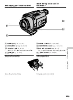 Предварительный просмотр 279 страницы Sony Handycam DCR-TRV240E Operating Instructions Manual