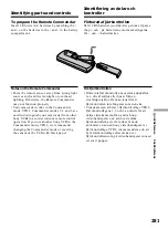 Предварительный просмотр 281 страницы Sony Handycam DCR-TRV240E Operating Instructions Manual