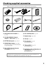 Preview for 5 page of Sony Handycam DCR-TRV320 Operating Instructions Manual