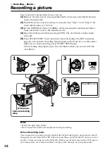 Preview for 16 page of Sony Handycam DCR-TRV320 Operating Instructions Manual