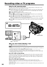 Preview for 60 page of Sony Handycam DCR-TRV320 Operating Instructions Manual