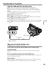 Preview for 61 page of Sony Handycam DCR-TRV320 Operating Instructions Manual