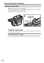 Preview for 74 page of Sony Handycam DCR-TRV320 Operating Instructions Manual