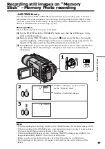 Preview for 77 page of Sony Handycam DCR-TRV320 Operating Instructions Manual