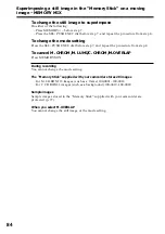 Preview for 84 page of Sony Handycam DCR-TRV320 Operating Instructions Manual