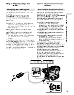 Preview for 25 page of Sony Handycam DCR-TRV40E Operating Instructions Manual