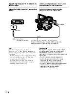 Preview for 174 page of Sony Handycam DCR-TRV40E Operating Instructions Manual