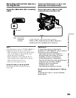 Preview for 189 page of Sony Handycam DCR-TRV40E Operating Instructions Manual