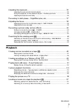 Preview for 5 page of Sony Handycam DCR-TRV460E Operation Manual