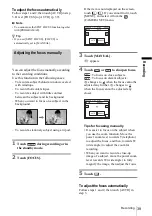 Preview for 39 page of Sony Handycam DCR-TRV460E Operation Manual