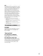 Preview for 3 page of Sony Handycam DCR-TRV525 Operating Instructions Manual