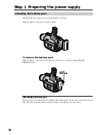 Preview for 10 page of Sony Handycam DCR-TRV525 Operating Instructions Manual