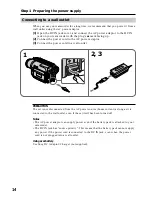 Preview for 14 page of Sony Handycam DCR-TRV525 Operating Instructions Manual