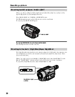 Preview for 20 page of Sony Handycam DCR-TRV525 Operating Instructions Manual