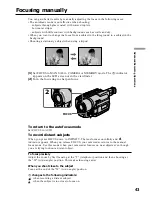 Preview for 43 page of Sony Handycam DCR-TRV525 Operating Instructions Manual