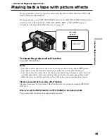 Preview for 49 page of Sony Handycam DCR-TRV525 Operating Instructions Manual