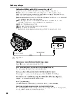 Preview for 58 page of Sony Handycam DCR-TRV525 Operating Instructions Manual