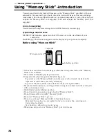 Preview for 72 page of Sony Handycam DCR-TRV525 Operating Instructions Manual