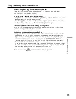 Preview for 73 page of Sony Handycam DCR-TRV525 Operating Instructions Manual