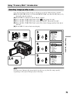 Preview for 75 page of Sony Handycam DCR-TRV525 Operating Instructions Manual