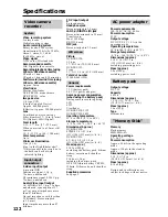 Preview for 122 page of Sony Handycam DCR-TRV525 Operating Instructions Manual