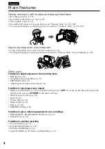 Preview for 4 page of Sony Handycam DCR-TRV730E Operating Instructions Manual