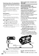 Preview for 102 page of Sony Handycam DCR-TRV730E Operating Instructions Manual