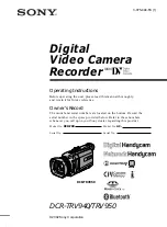 Sony Handycam DCR-TRV940 Operating Instructions Manual preview