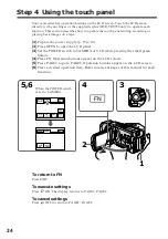 Предварительный просмотр 24 страницы Sony Handycam DCR-TRV940 Operating Instructions Manual