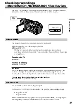 Предварительный просмотр 37 страницы Sony Handycam DCR-TRV940 Operating Instructions Manual