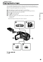 Предварительный просмотр 39 страницы Sony Handycam DCR-TRV940 Operating Instructions Manual