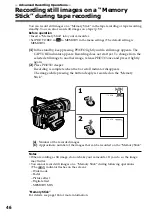 Предварительный просмотр 46 страницы Sony Handycam DCR-TRV940 Operating Instructions Manual