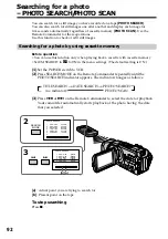 Предварительный просмотр 92 страницы Sony Handycam DCR-TRV940 Operating Instructions Manual