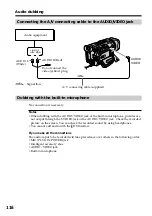 Предварительный просмотр 116 страницы Sony Handycam DCR-TRV940 Operating Instructions Manual