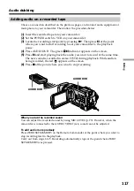 Предварительный просмотр 117 страницы Sony Handycam DCR-TRV940 Operating Instructions Manual