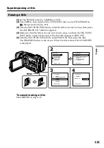 Предварительный просмотр 121 страницы Sony Handycam DCR-TRV940 Operating Instructions Manual