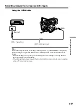 Предварительный просмотр 147 страницы Sony Handycam DCR-TRV940 Operating Instructions Manual