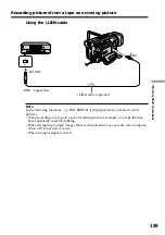 Предварительный просмотр 159 страницы Sony Handycam DCR-TRV940 Operating Instructions Manual